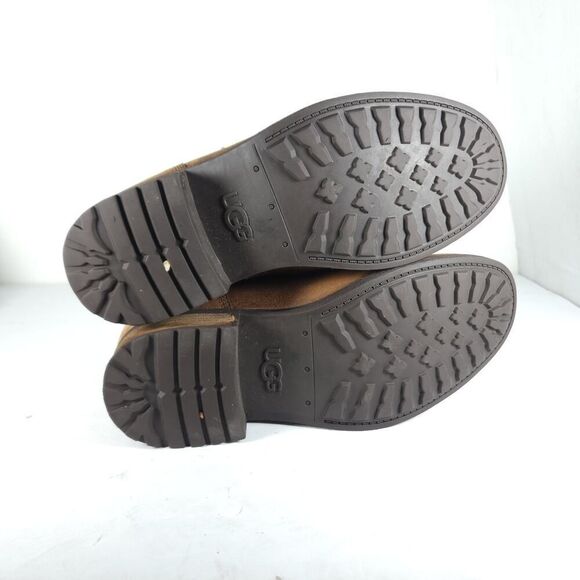 Ugg Women's Denali US8 Brown Leather Lace Up Sheepskin Lined LaceUp Combat Boots - Picture 10 of 16